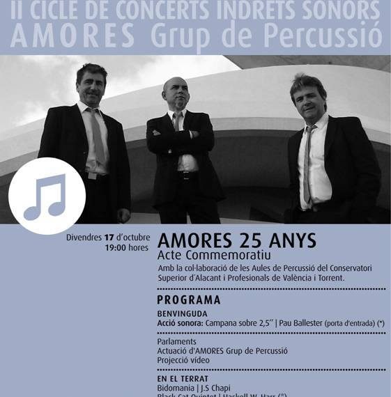 Acto conmemorativo AMORES 25 ANYS