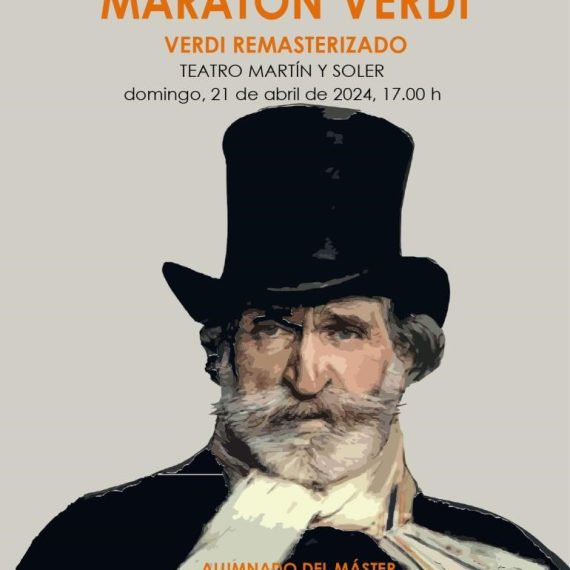 CONCIERTO MARATÓN VERDI MÁSTER EN ENSEÑANZAS ARTÍSTICAS DE INTERPRETACIÓN OPERÍSTICA- CONSERVATORIO SUPERIOR DE MÚSICA DE VALENCIA